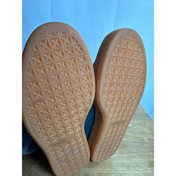 Puma Suede Crafted Pack Size 7 Mens Blue Shoes 356172 Gum Soles Classic Sneakers - Picture 4 of 11